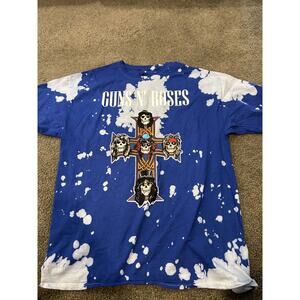 Guns N' Roses Appetite‎ For Destruction Rock Band Tie Dye T-Shirt Size XL
